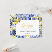 Carte Méditerranée c'est plus Merci italien (Devant/Arrière en situation)