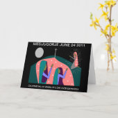 CARTE MEDJUGORJE ANNIVERSAIRE DE 30 ANS (Fleur jaune)