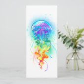 Carte Méduse arc-en-ciel (Debout devant)