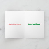 Carte Méduse rose violet mignonne dessin animé kawaii (Intérieur)