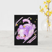 Carte Meemeow Cats Plush (Fleur jaune)