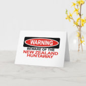 Carte Méfiez-Vous De La Chasse De Nouvelle-Zélande (Fleur jaune)