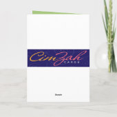 Carte Méfiez-vous des chiens zombies Golden Retriever Ha (Dos)