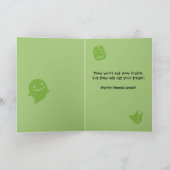 Carte Méfiez-vous des chiens zombies Golden Retriever Ha (Intérieur)