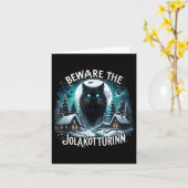 Carte Méfiez-Vous Du Chat De Noël Jolakotturinn Noël Isl (Fleur jaune)