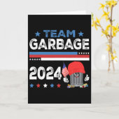 Carte Méga Garage partisan fiert de Trump 1 (Fleur jaune)