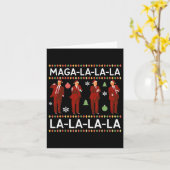 Carte Mega La La Donald Trump Potus 47 Mauvais Noël (Fleur jaune)