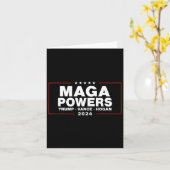 Carte Mega Powers Trump Vance Hogan 1 (Fleur jaune)