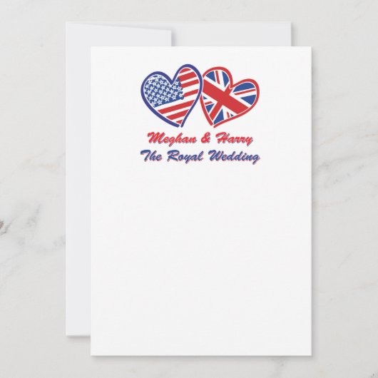 Carte Meghan et le Mariage royal de Harry (Devant)