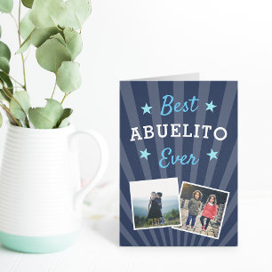 Carte Meilleur Abuelito Photo Fête des pères