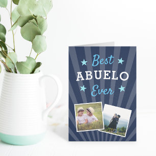 Carte Meilleur Abuelo Ever Photo de la Fête des Pères