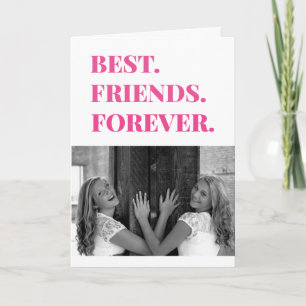 Carte Meilleur ami BFF Bestie Photo