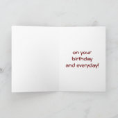 CARTE MEILLEUR AMI / BOUDDY POUR ANNIVERSAIRE (Intérieur)