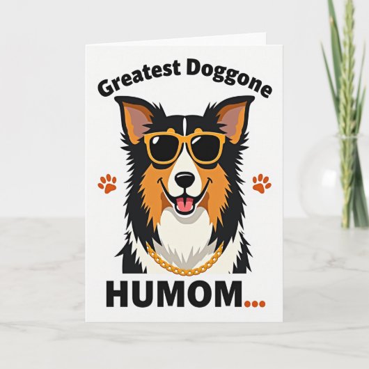 Carte Meilleur Ami Chien à Points (Devant)