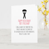 Carte Meilleur Ami d'Anniversaire (Fleur jaune)