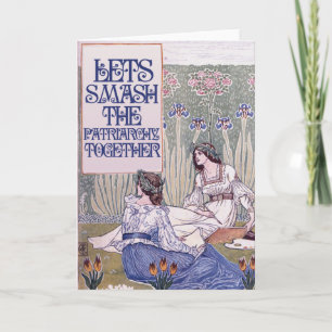 Carte Meilleur Ami féministeÉcrasons le patriarcat