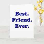 Carte Meilleur ami jamais (Fleur jaune)