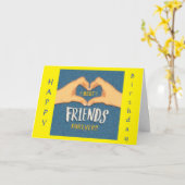 CARTE **MEILLEUR AMI** UN SOUHAIT SPÉCIAL POUR VOTRE ANN (Fleur jaune)