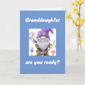 CARTE MEILLEUR ANNIVERSAIRE JAMAIS À ***GRAND-FILLE*** (Fleur jaune)