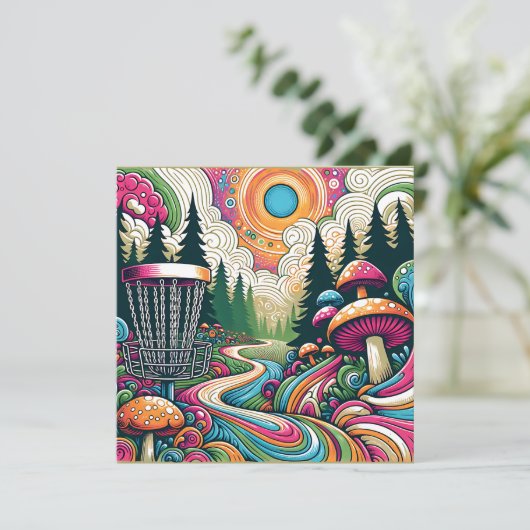 Carte Meilleur anniversaire par Par | Retro Disk Golf (Debout devant)