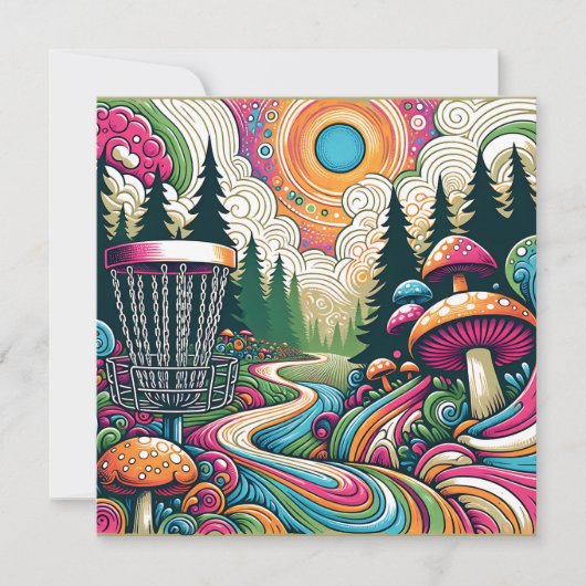 Carte Meilleur anniversaire par Par | Retro Disk Golf (Devant)