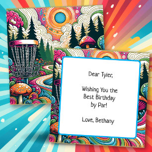 Carte Meilleur anniversaire par Par   Retro Disk Golf