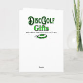 Carte Meilleur anniversaire par Par | Retro Disk Golf (Dos)