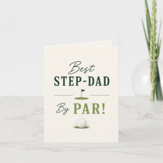Carte Meilleur Beau-Père Par Golf Meilleur Beau-Père Fél