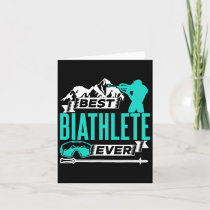 Carte Meilleur Biathlète Toujours Sport Biathlon Biathlo