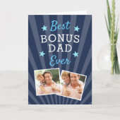 Carte Meilleur Bonus Papa Ever Stepfather Fête des pères (Devant)
