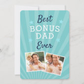 Carte Meilleur Bonus Papa Ever Stepfather Fête des pères (Devant)