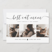 Meilleur Chat Maman : Custom Mother's Day Photo de