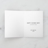 Carte Meilleur Chat Papa Photo Fête des pères bleue de l (Intérieur)