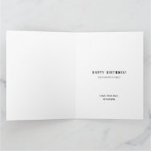 Carte Meilleur Chat Papa photo Joyeux anniversaire Rusti (Intérieur)