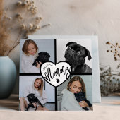 Carte Meilleur chien maman | Collage de photos