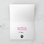 Carte Meilleur chien Maman Photo Fête des mères (Intérieur)