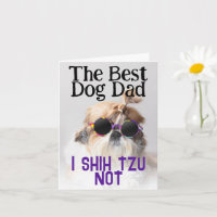 Meilleur chien papa Shih Tzu Pas Fête des pères Sa
