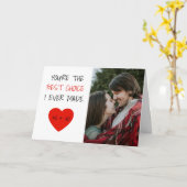 Carte Meilleur choix de photos personnalisées pour un co (Fleur jaune)