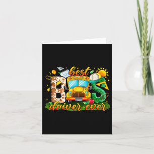 Carte Meilleur conducteur de bus jamais Conducteur de bu