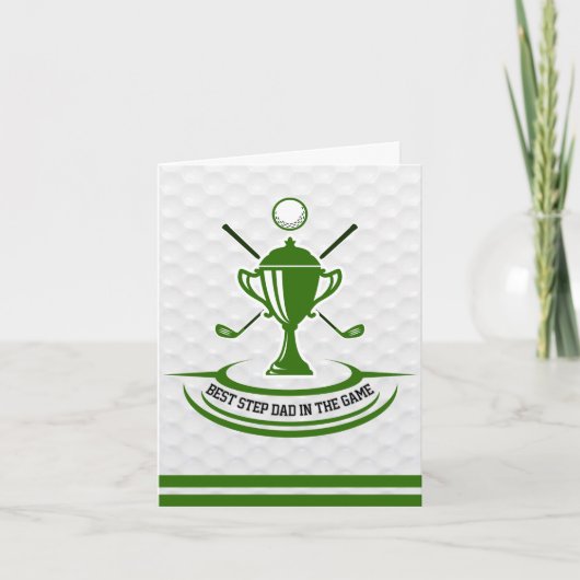 Carte Meilleur dans le jeu Cadeau de golf pliable person (Devant)