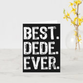 Carte Meilleur Dede Jamais Drôle Cool (Fleur jaune)