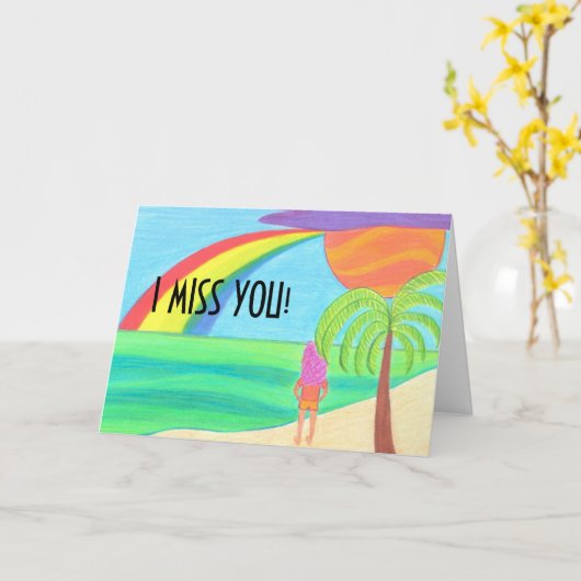 Carte Meilleur endroit (Fleur jaune)