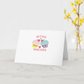 Carte Meilleur ensemble amour Conception sincère  (Fleur jaune)