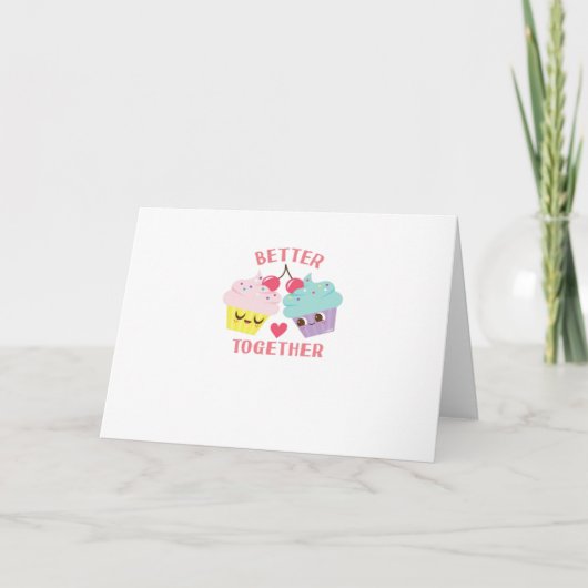 Carte Meilleur ensemble amour Conception sincère  (Devant)