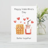 Carte Meilleur Ensemble – Saint-Valentin Mignon & Drôle (Debout devant)