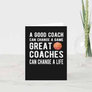 Carte Meilleur entraîneur de basket-ball Cadeaux de bask