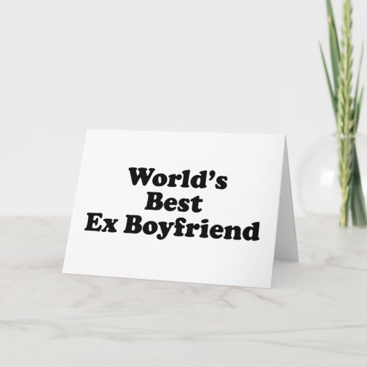 Carte Meilleur ex boyfriend (Devant)