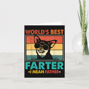 Carte Meilleur Farter du monde Je veux dire Père Fête de