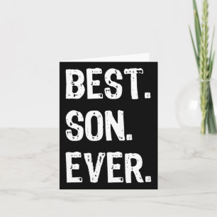Carte Meilleur fils jamais drôle famille cool 