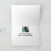 Carte Meilleur fils Le Plongeon Huard Appelle la Fête de (Intérieur)